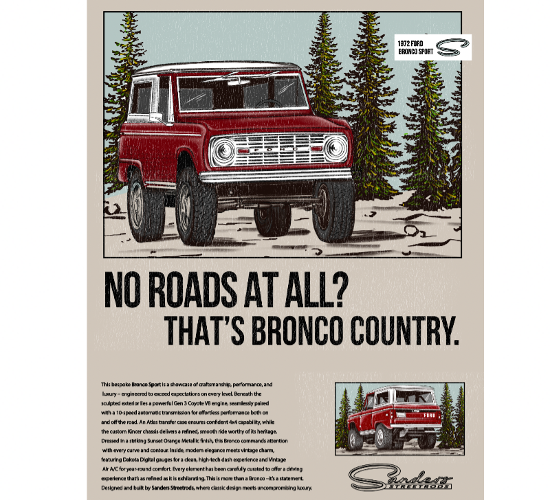 Tan Vintage Bronco T-Shirt