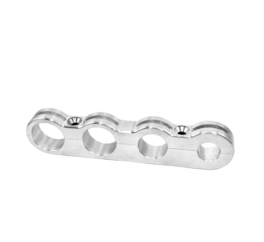 Custom We-Drill (3/8"-1") Universal Large Billet Quad Line Clamp