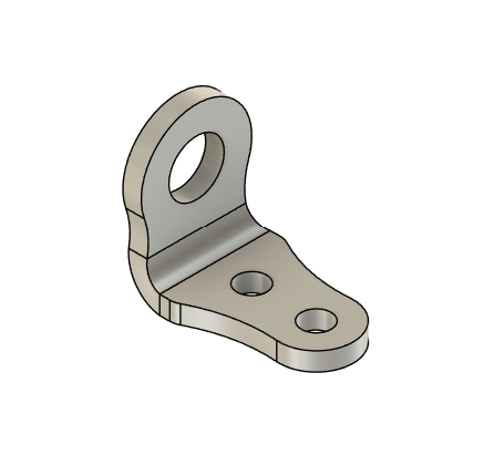 -3AN Brake Line Bulkhead Tab (Bolt on)