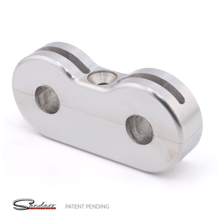 U-Drill (3/8"-1") Universal Large Billet Double Line Clamp (2 Pack)
