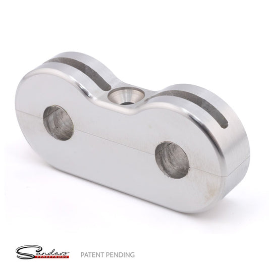 U-Drill (3/8"-1") Universal Large Billet Double Line Clamp (2 Pack)