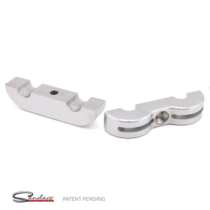 U-Drill (3/8"-1") Universal Large Billet Double Line Clamp (2 Pack)