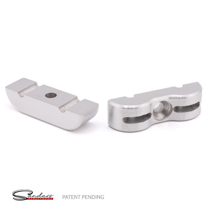 U-Drill (5/32"-5/8") Universal Medium Billet Double Line Clamp (4 Pack)