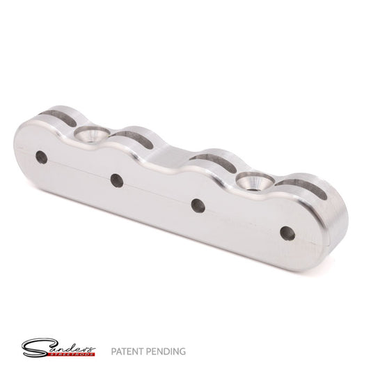 U-Drill (5/32"-5/8") Universal Medium Billet Quad Line Clamp (2 Pack)
