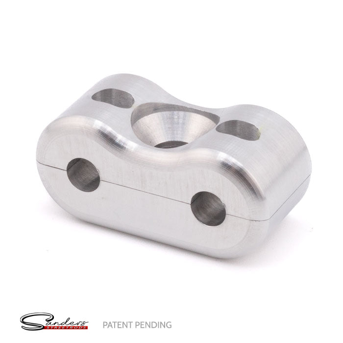 U-Drill (5/32"-5/16") Universal Small Billet Double Line Clamp (4 Pack)