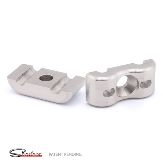 U-Drill (5/32"-5/16") Universal Small Billet Double Line Clamp (4 Pack)