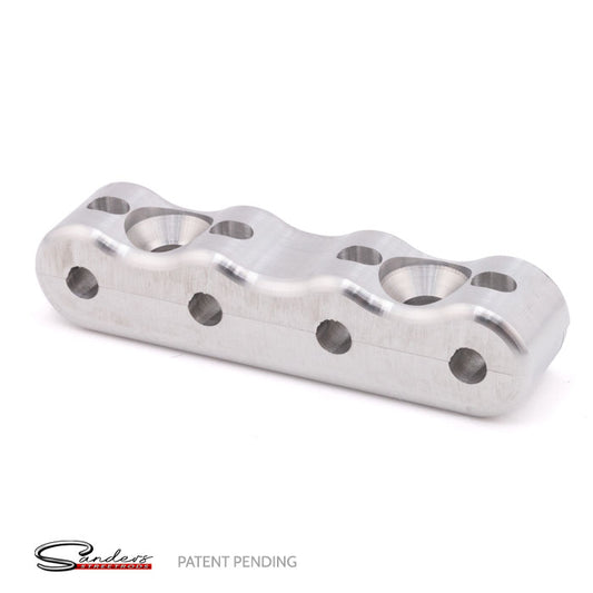 U-Drill (5/32"x5/16") Universal Small Billet Quad Line Clamp (2 Pack)