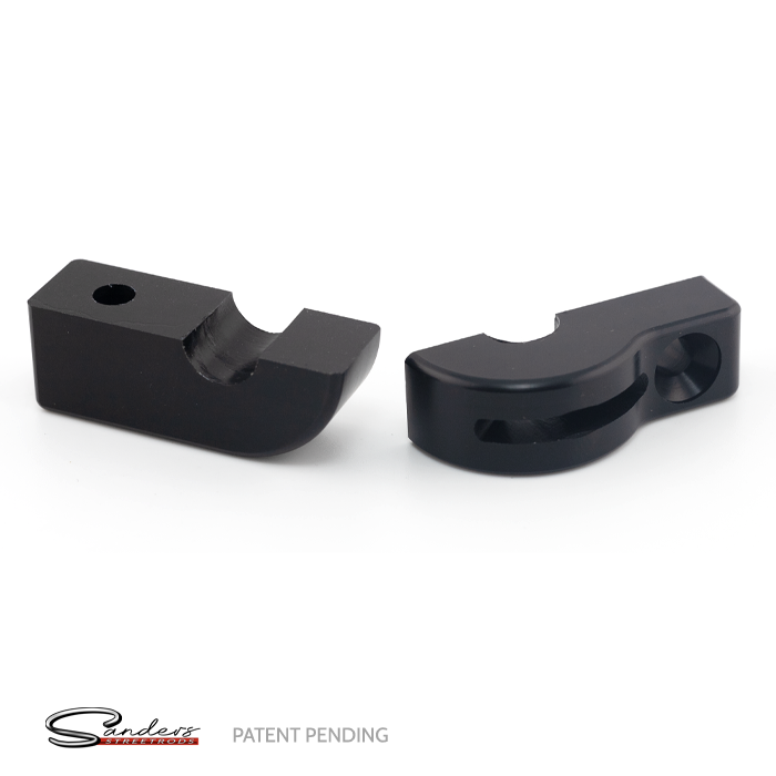 U-Drill (3/8"-1") Universal Large Billet Single Line Clamp (2 Pack)