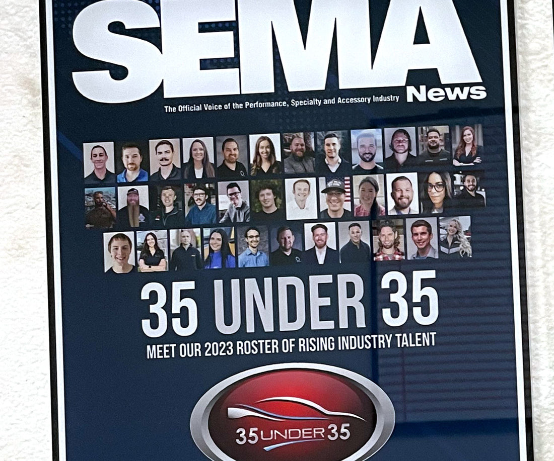 Josh Sanders SEMA 2023 - 35 Under 35 Young Innovators Honoree