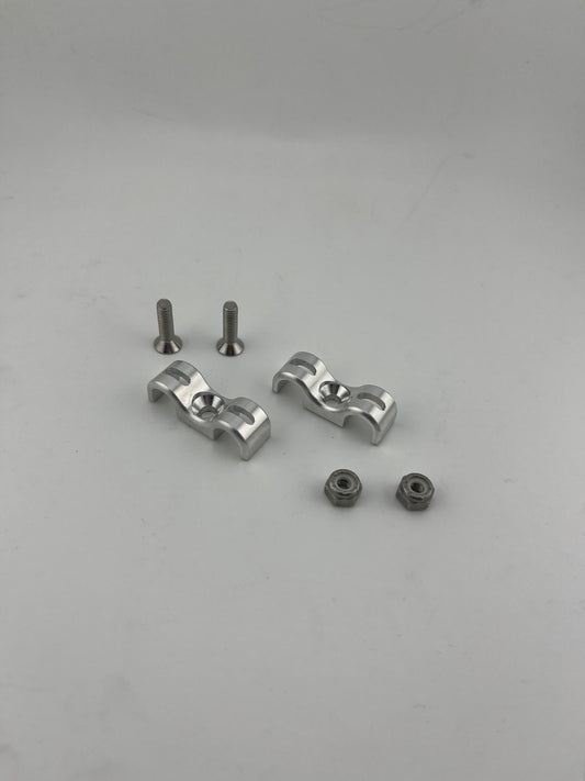 Pre-Drill (3/8) Double One Piece Line Clamp (2 pack)
