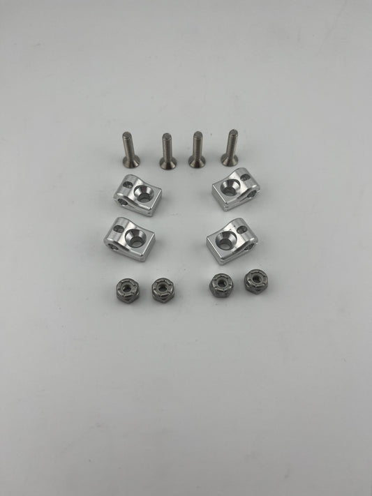 Pre-Drill (3/16) Single Two Piece Brake Line Clamp (4 pack)