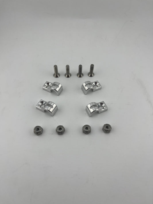 Pre-Drill (3/8) Single One Piece Line Clamp (4 pack)