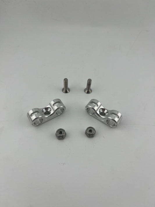 Pre-Drill (3/8) Double Two Piece Line Clamp (2 pack)