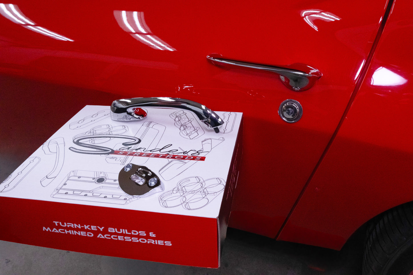 1964(Late)-1967 C2 Corvette Exterior pull Door handles (set)