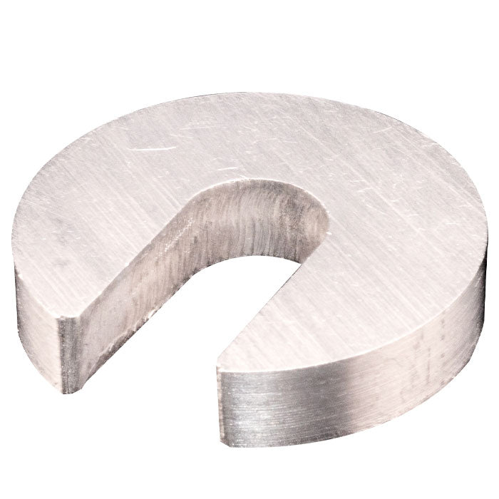 CLEARANCE C Shaped Body Shims 15/16 OD, 3/8 Slot 1/8 Thick Plated CLEARANCE C Shaped Body Shims 15/16 OD, 3/8 Slot 1/8 Thick Plated